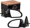 Brock Replacement Pair Side View Power Mirrors Compatible with 2016-2018 Optima Heated Signal Power Folding Memory Blind Spot