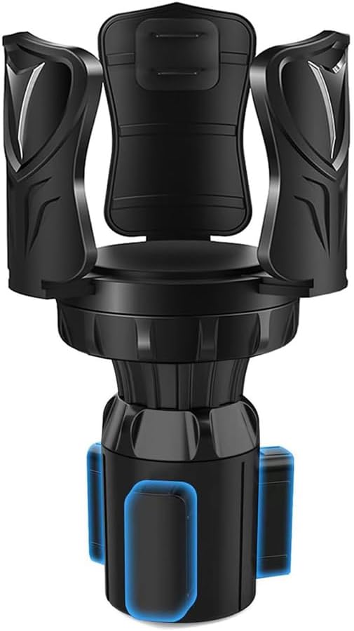 Car Cup Holder Expander with Coaster & adjustable base, Universal Auto Expandable Round Cup Adapter for Yeti Hydro Stanley Owal Tumblers Water Drink Coffee Bottle