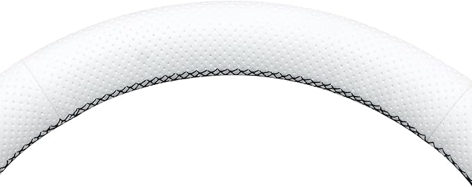 MEWANT DIY Stitching Steering Wheel Cover Wrap for Tesla Model 3 Highland 2023-2025/Model Y 2025 Highland for Tesla Model 3/Model Y Accessories(3D Style)