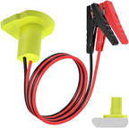 Jumper Cables Adapter Compatible with Ryobi 18V Battery, 8AWG 3.3FT Portable Battery Jump Starter Automotive Booster Cables Power for Car Jump Starting Using Tool