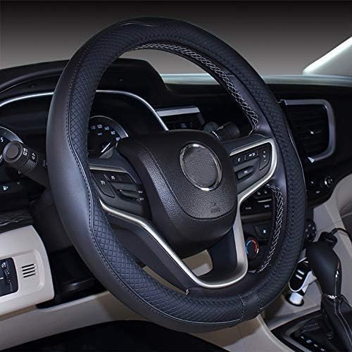 Mayco Bell Large Size Steering Wheel Cover Anti-Slip,Safety,Soft,Breathable,Durable,Full Surround,Comfortable Grip Microfiber