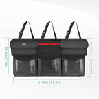 Oasser Trunk Organizer for Car, Hanging Car Organizer with 6 Large Pockets 3 Adjustable Straps 43.3x19 Inch