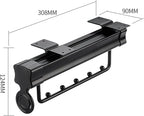 Pull Out Clothes Rail Extendable Pull Out Closet Rod - Wardrobe Pull-Out Trousers Rack, Pull Out Pants Rack Adjustable Closet