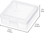novelinks Plastic Clear Storage Containers for Organizing, Craft Storage Organizers and Stackable Storage Bins with Lids for 