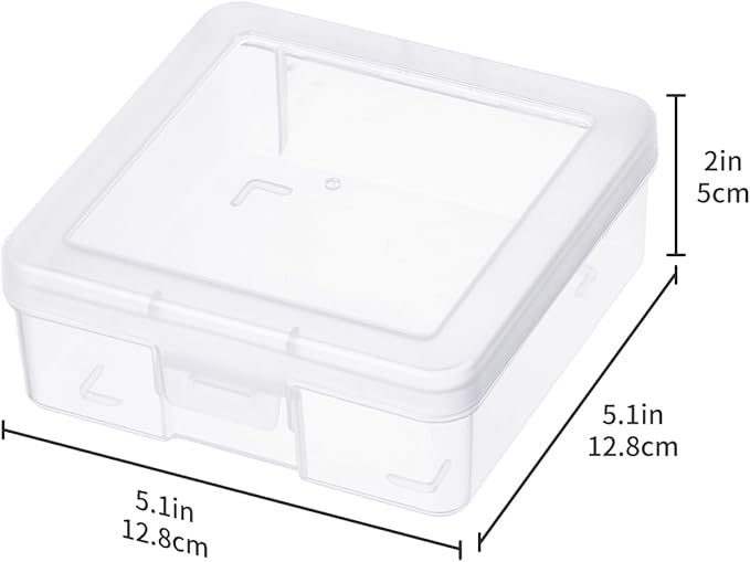 novelinks Plastic Clear Storage Containers for Organizing, Craft Storage Organizers and Stackable Storage Bins with Lids for 