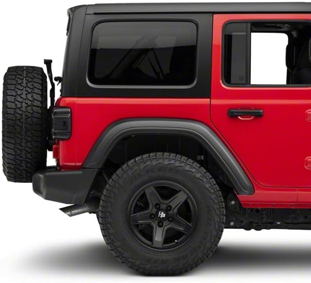 Raxiom LED Tail Lights; Black Housing; Smoked Lens Compatible For 18-26 Jeep Wrangler JL w/Factory Halogen Tail Lights & w/o 