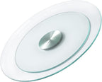 VEVOR 20 in Glass Lazy Susan Turntable, 360° Rotation Round Clear Tabletop Rotating Tray, Tempered Glass Dining Table Centerp