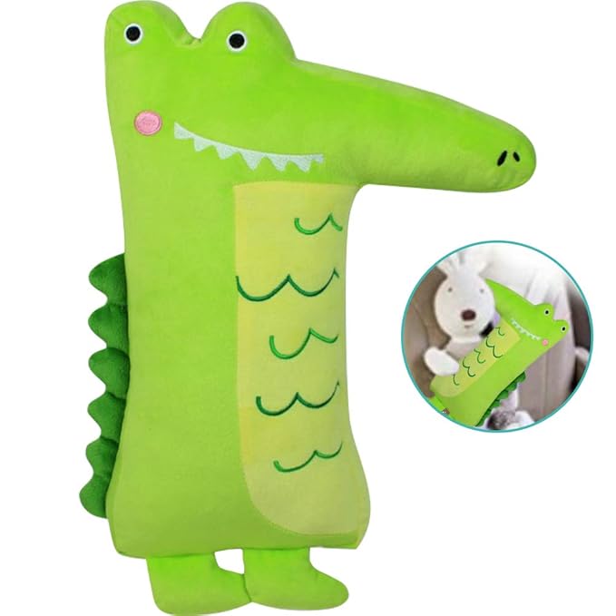 Seat Belt Pillow Kids Car Seat Belt Cover Vehicle Shoulder Pads Car Seatbelt Cushion for Kids Seat Strap Pillows Kids Animal Travel Pillow
