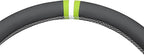MEWANT Hand Stitch Steering Wheel Cover for Chevy Silverado 1500 Avalanche Black White Faux Leather Steering Wheel Wrap