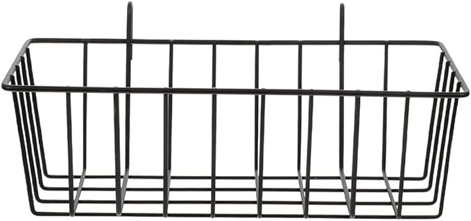 Alipis Wire Basket Organizer Kitchen Storage Shelves Sturdy Wall Hanging Rack 1pc