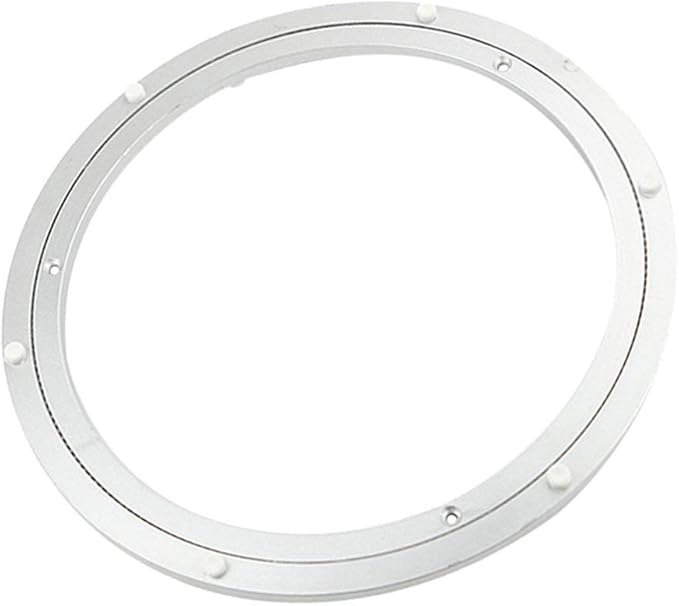 Aluminum Heavy Duty Lazy Susan Rotating Turntable Bearing Swivel Plate Hardware for Dining-Table (12 inch)