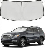 Windshield Sun Shade for GMC Acadia 2017-2023 Sunshade Front Window Shade Custom Fit Acadia Accessories Sun Visor Foldable Shade Blocks UV Rays Accessories