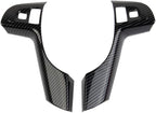 Korlot Carbon Fiber Style Interior Steering Wheel Cover Trim Accessories for Pontiac G8