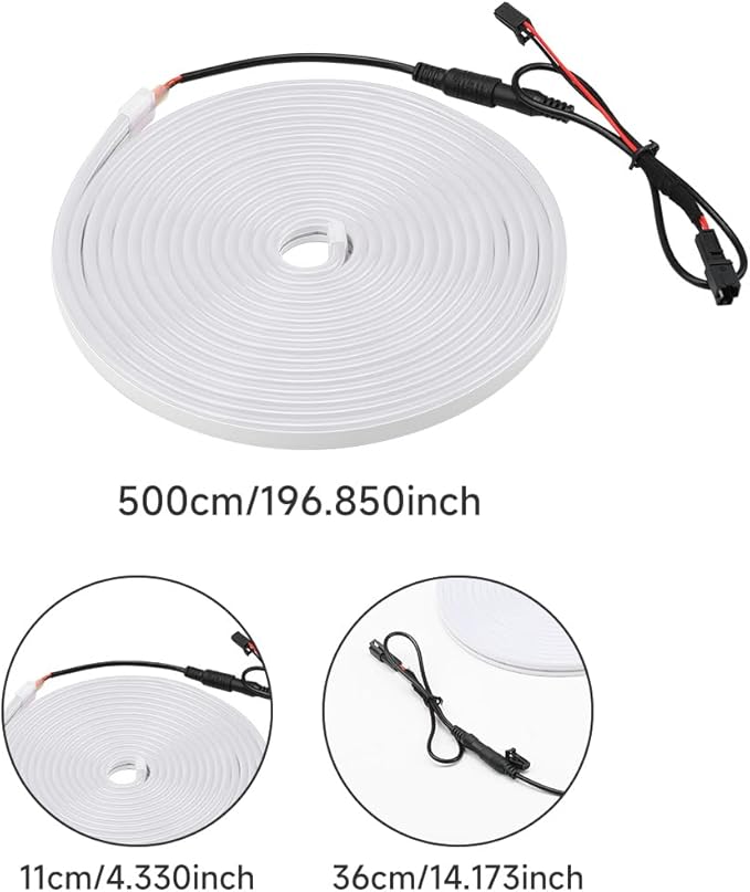 Trunk LED Light Strip for Tesla Model 3 Highland 23-25 Rear Trunk Cargo Light Interior Decoration Lights for Tesla Model 3 Refresh Easy Installation Trunk Accessories Ambient Lights (Warm White)