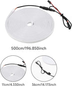 Trunk LED Light Strip for Tesla Model 3 Highland 23-25 Rear Trunk Cargo Light Interior Decoration Lights for Tesla Model 3 Refresh Easy Installation Trunk Accessories Ambient Lights (Red)