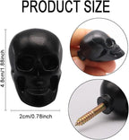 Skull Wall Hooks, 4 Pcs Decorative Metal Wall Mounted Key Holder Hat Rack Organizer Bathroom Hanger Home and Kitchen Use Pegs