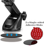 Dashboard Pad Mounting Disk for Suction Cup Phone Mount & GPS & Dashboard Camera 3.25" L Heat-Resistant Suitable for Curved Surface Textures and Flat Surfaces,2-Piece Set