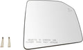 TRQ Passenger Side Mirror Glass Heated Compatible with 2015-2017 Ford F150 with Blind Spot Indicator