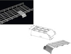 Kable Kontrol Water Fall Cable Guider - Tray Dividing and Routing - Wire Mesh Management Rack Basket, Zinc Plated Steel NEC A