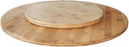 Bamboo Lazy Susan Spinning Turntable for Kitchen Storage and Table (21 inch)