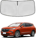for Buick Enclave Windshield Sun Shade 2018-2024 2025 Sunshade Front Window Shade Custom Fit Enclave Accessories Sun Visor Foldable Shade Blocks UV Rays Accessories