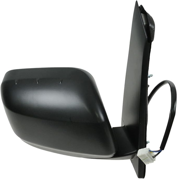 TRQ 2 Piece Driver and Passenger Side Mirror Assembly Set Electric Adjustment Heated No Memory Textured Compatible with 2011-