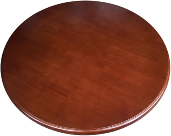 Large Lazy Susan Turntable, Wooden Round Tray Rotating for Dining Table Top Centerpiece Silent Smooth SpinBy Hand Kitchen Tur