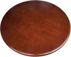 Large Lazy Susan Turntable, Wooden Round Tray Rotating for Dining Table Top Centerpiece Silent Smooth SpinBy Hand Kitchen Tur