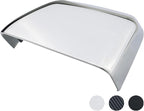 Car Chrome Rear View Door Mirror Cover Cap | Compatible with 2017-2024 F250 F350 F450 F550 Super Duty Side by Side Accessories | RH Right Passenger Side Exterior Plastic Tow Rearview Mirror Covers