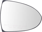 TRQ Heated Mirror Glass Right Passenger Side with Backing Plate Fits 2011-2016 Kia Sportage KI1325113