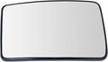 TRQ Passenger Side Lower Heated Towing Mirror Glass with Backing Plate Compatible with 2013-2016 Ford F-250 Super Duty F-350 