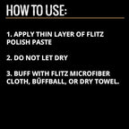 Flitz Metal Polish Paste - 2lb Can of USA-Made Polish for Solid Chrome, Stainless Steel, Aluminum - Non-Abrasive for Light Oxidation - Requires Manual Buffing - Not for Plated/Coated Surfaces (3 Pack)