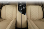 Black Panther PU Car Seat Cover, Front Bottom Seat Protector Compatible with 95% Vehicles,Anti-Slip & Full Wrapping Bottom (W