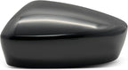 A-Premium Driver Side Rearview Mirror Cover Cap - Compatible with Mazda 3 2014 2015 2016 2017 2018 Sedan - Smooth Black, Built in Japan