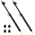 2-Pack Dual Head Tire Pressure Gauge, Heavy Duty Truck Tire Air Gauge Range 10-150PSI 1-10Bar, Straight-On Dual Head Air Pressure Gauge, for Semi Trucks, Rvs, Cars, Motorcycles Pressure Checker