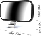 Blind Spot Car Mirror, Adjustable Blindspot Convex Wide Angle Side Rearview Mirror for SUV and Trucks, Pack of 2