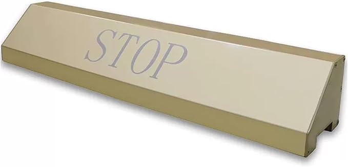 Aluminum Alloy Parking Stopper for Garage, Triangle Garage Parking Assistance, Car Stoppers for Garage, 1 Piece, for Car, SUV(Gold,60cmx12cm/23.6inx4.7in)