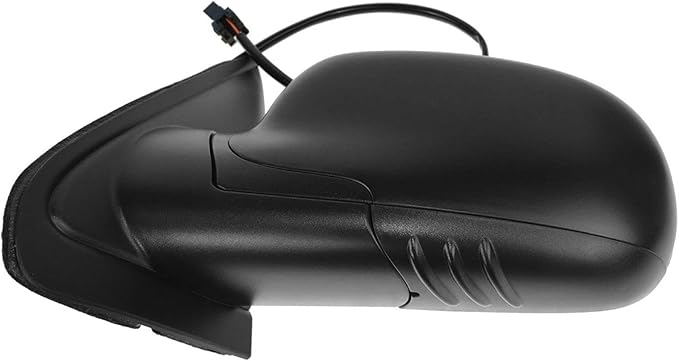 TRQ 2 Piece Driver and Passenger Side Mirror Assembly Set Electric Adjustment Heated No Memory Black Compatible with 2006-200