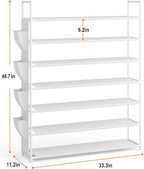 OYREL Shoe Rack 7 Tier Shoe Organizer Shoe Storage 28-35Pairs Shoe Rack for Closet Shoe Rack Organizer Entryway Shoe Holder S
