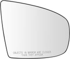 TRQ Passenger Side Mirror Glass Heated Convex For Factory Equipped Mirrors Compatible with 2007-2013 BMW X5 2008-2014 X6