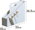 Tenma A4 File Box for Carrying Documents and Small Items Together, Fits File Box, Can Be Placed Vertically or Horizontally, I