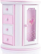 Renawe Girls Musical Jewelry Box Necklace Storage Accessories Gifts Cute Kids Jewelry Boxes for Little Girl Toddler Children 