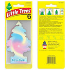 LITTLE TREES Car Air Freshener | Hanging Tree Provides Long Lasting Scent for Auto and Home | 24 Air Fresheners |Cotton Candy