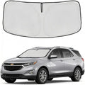 for Chevrolet/Chevy Equinox 2018-2024 2025 2026 Windshield Sun Shade Front Window Shade Custom Fit Equinox Accessories Sun Visor Foldable Shade Blocks UV Rays Summer Must Have Car Accessories