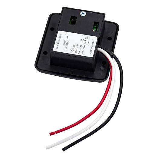 RV 12V DC Toggle Switch with High Side Dimmer Control for LED, Halogen, Incandescent - RV, Auto, Truck, Marine, and Strip Lighting