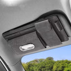Multifunctional Car Visor Organizer (Suede leather - Gray)