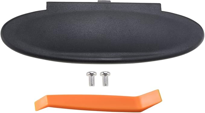 Sun Visor Vanity Mirror Covers Driver or Passenger Side Visor Mirror Lid Replacement for Porsche 996/997-911 986/987 for Boxster for Cayman 1996-2010 1Pcs Black