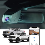 Fitcamx 4K Dash Cam Suitable for Ford F150 & F250 2021-2025 Limited XLT XL Raptor Lariat Platinum King Ranch Tremor, OEM Look