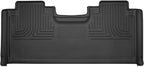 Husky Liners X-act Contour Floor Mats | Fits 2015-2024 Ford F-150; 2017-2024 Ford F-250/F-350; 2017 Ford F-450 SuperCab | 2nd Row, 1-pc Black - 53451