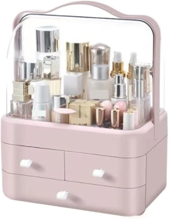 Makeup Organizer Vanity Organizer Household Cosmetic Storage Box Dressing Tables Bedrooms and Bathrooms Makeup Organizer Make